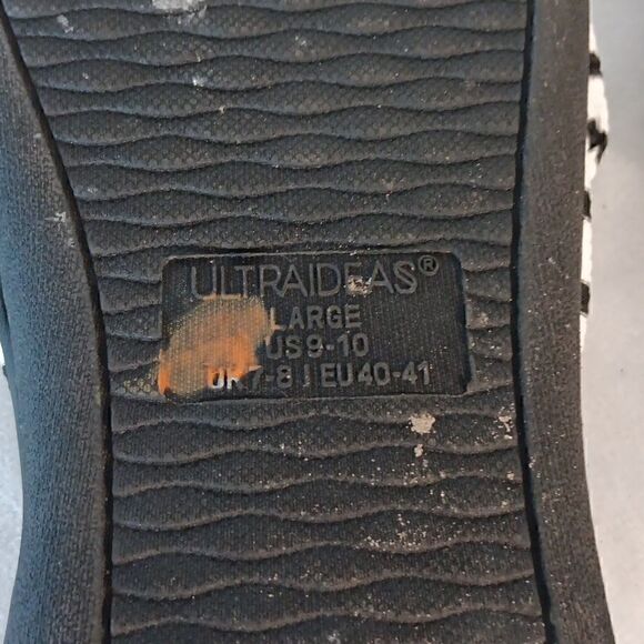 Ultraideas Black & White Slide Slippers - Picture 4 of 6